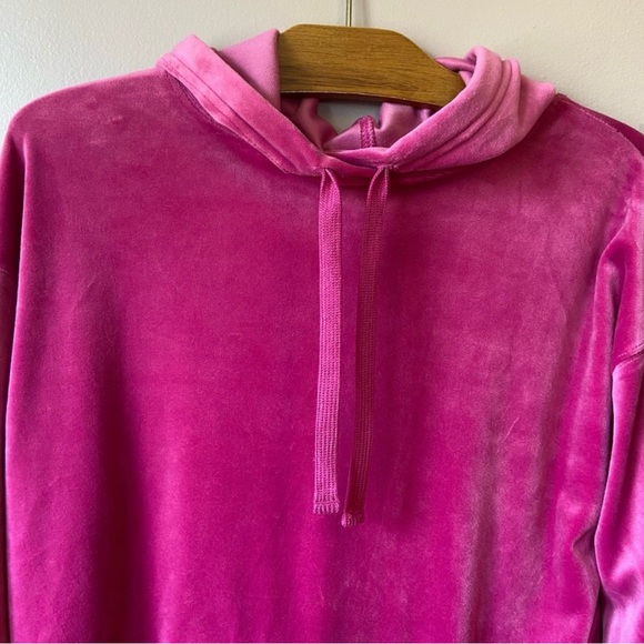 ✨3/$20✨ George Women’s Pink Velour Long Sleeve Hoodie - Picture 3 of 7